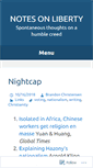 Mobile Screenshot of notesonliberty.com